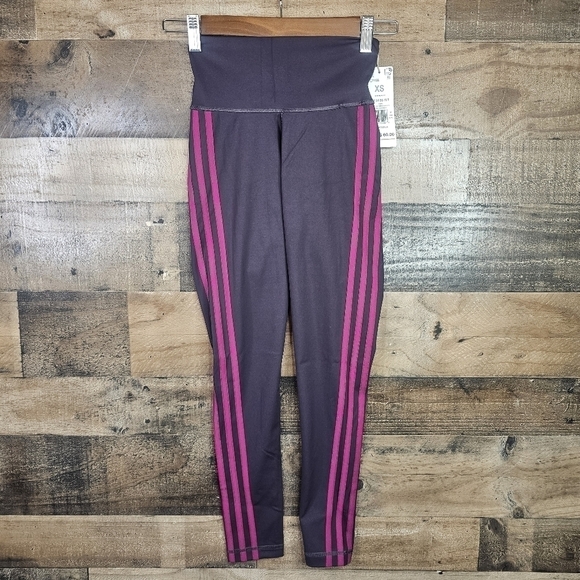 New ADIDAS BELIEVE THIS 2.0 3-STRIPES 7/8 TIGHTS GC7786 - Picture 3 of 10
